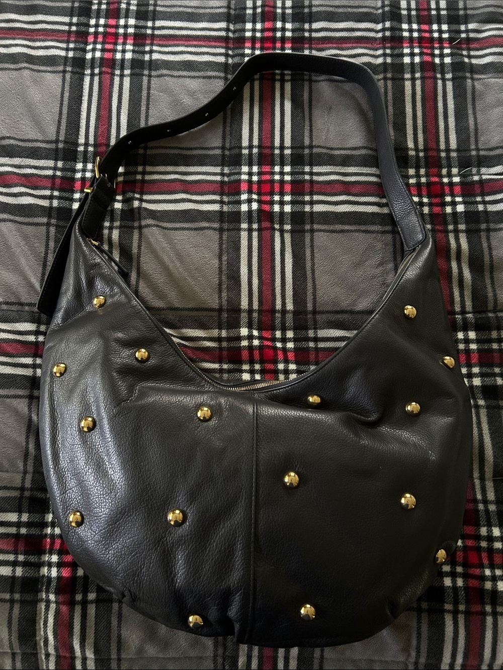 Madewell The Essential Curve Bag Black Leather - Picture 2 of 5